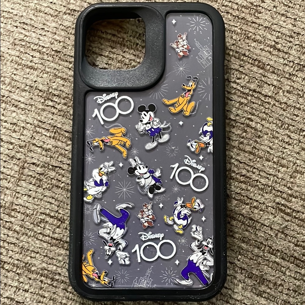 Disney 100 Years of Wonder Celebration iPhone 13 Case - Black